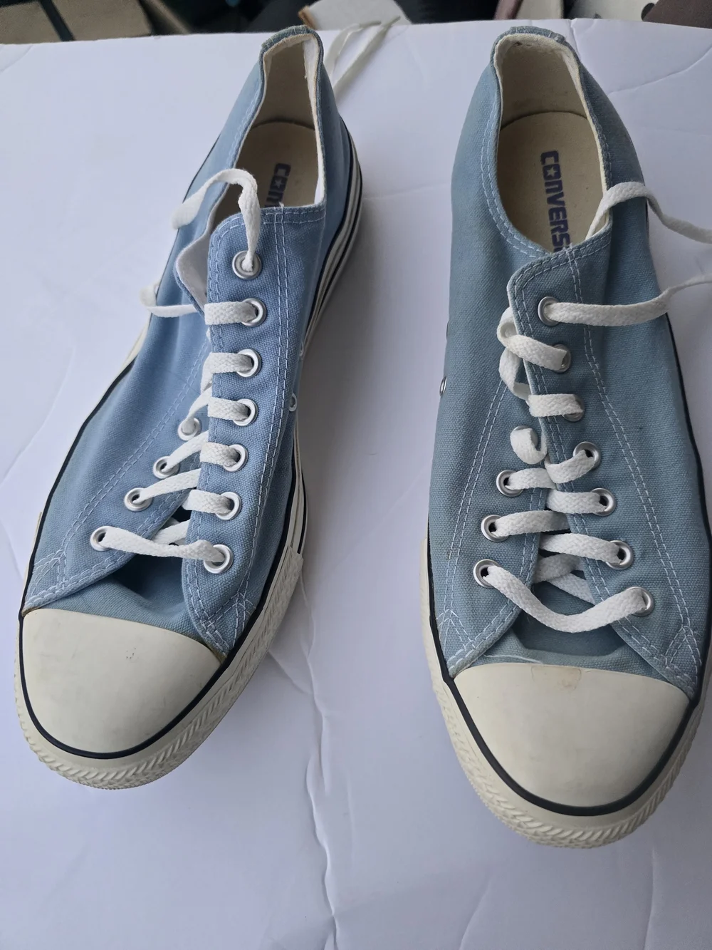 Converse Classic Low Top Sneakers in Light Blue